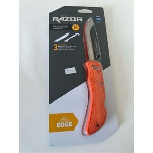Outdoor Edge Field 3.5 Razor Replaceable Blade Carry Knife.Accepts 350 blades